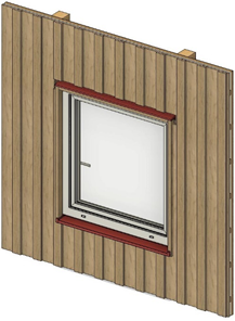 窓ヨーロッパ型窓の取付方法-A
⑫外壁の取付