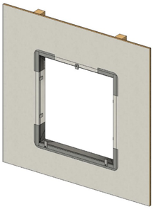 窓ヨーロッパ型窓の取付方法-A
⑥窓取付材の取付