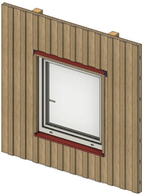 ヨーロッパ型窓の取付方法-B
⑪水切り(下)取付、コーキング