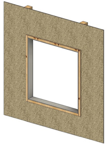日本型窓の取付方法
③窓調整材の取付