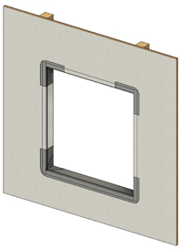 窓ヨーロッパ型窓の取付方法-A
④コーナー、下枠の防水処理
（タイベック ストレッチガード）